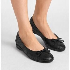 Easy Spirit Dayanna3 Woven Ballet Flat Black NEW in box - Various Sizes